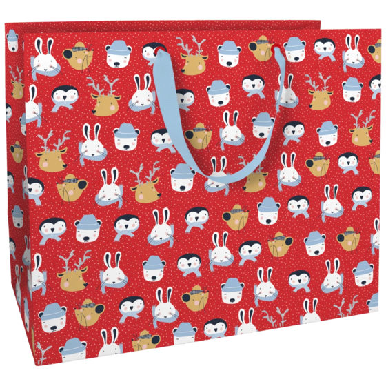 Geschenktasche „Malik“ | 45×38×22 cm, 230 g/m², rot
