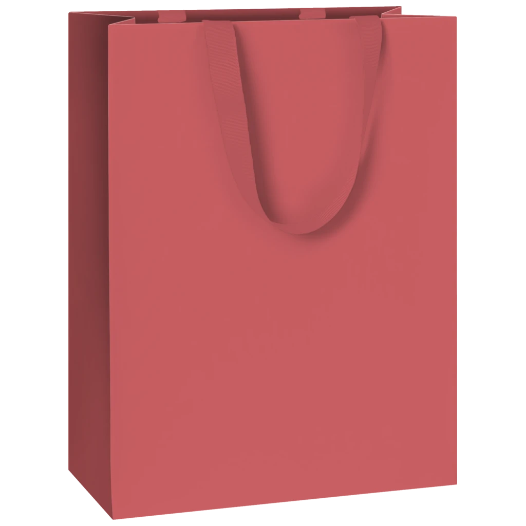 Geschenktasche „Uni Pure“ | 23×30×13 cm, 250 g/m², bordeaux