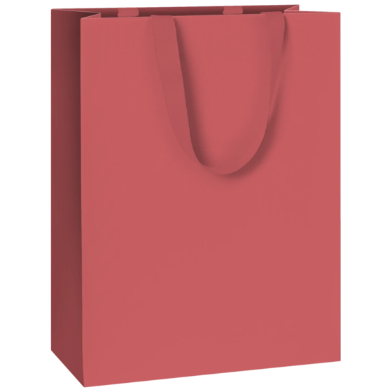Geschenktasche „Uni Pure“ | 23×30×13 cm, 250 g/m², bordeaux