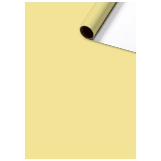 Geschenkpapier „Uni Plain“ One Colour | 70 cm × 2 m, 80 g/m², gelb