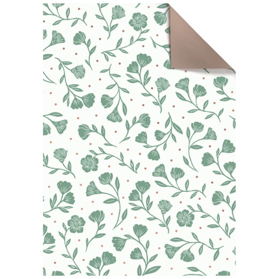 Geschenkpapier-Bogen „Olena“ | 50×70 cm, 70 g/m², weiß