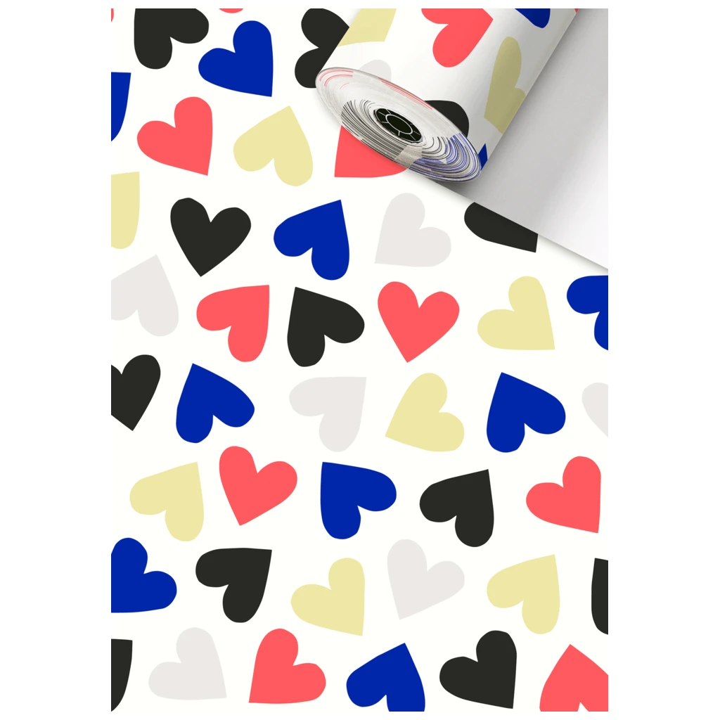 Geschenkpapier Sécaré-Rolle „Velia“ | 50 cm × 100 m, 80 g/m², mehrfarbig