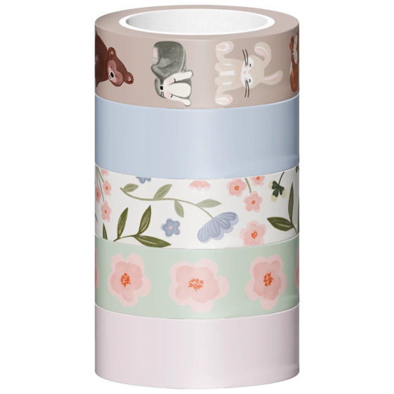 Deco Tapes “Momo” | 15 mm, light green, 5 piece(s)