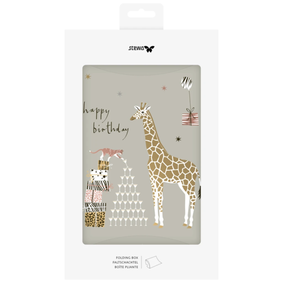 Faltschachteln „Valentino“ | 16×4×19,5 cm, 210 g/m², grau, 3 Stück