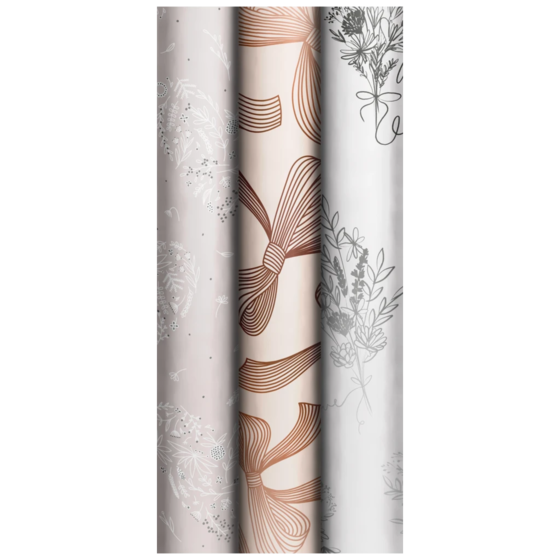 Geschenkpapier „Together Forever“ | 70 cm × 1,5 m, 76 g/m², sortiert