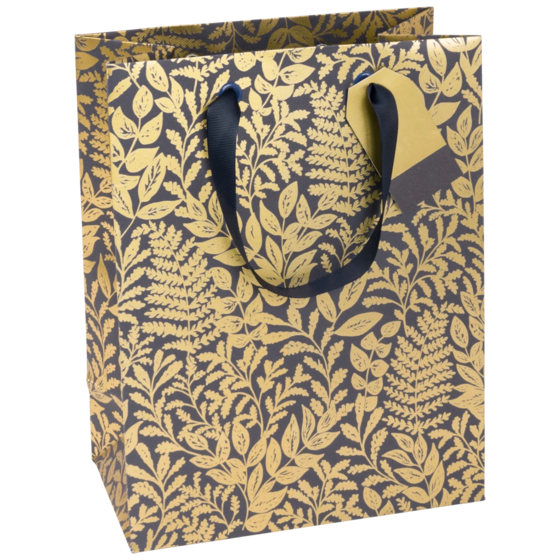 Geschenktasche „Julie blau dunkel “ | 23×30×13 cm, 230 g/m², dunkelblau