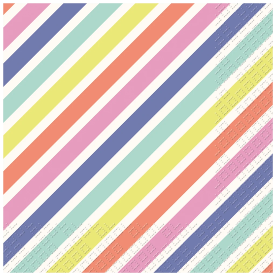 Servietten „Pan“ | 33×33 cm, bunt, 20 Stück