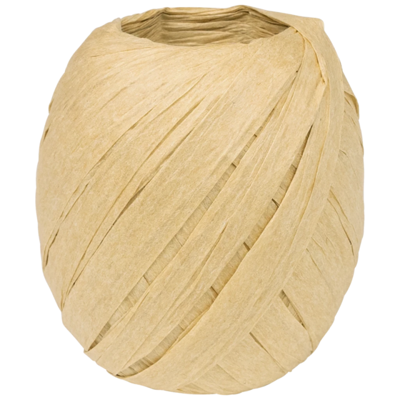 Geschenkband | Papier, 7 mm × 30 m, natur