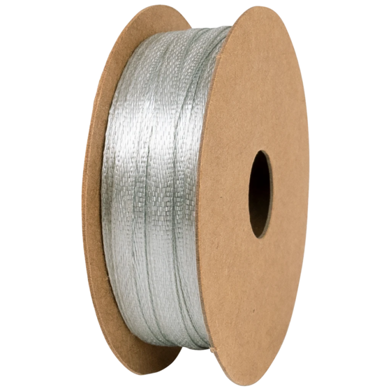 Geschenkband | Satin Polyester, 3 mm × 8 m, hellgrau