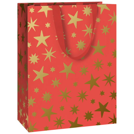 Geschenktasche „Aika rot dunkel “ | 23×30×13 cm, 230 g/m², dunkelrot