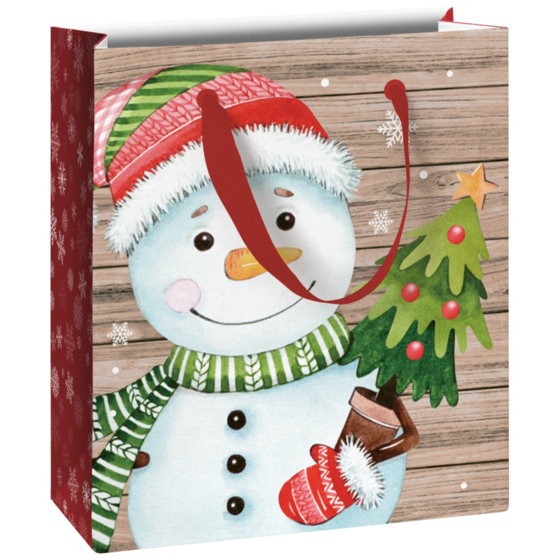 Geschenktasche „Alwin“ | 18×21×8 cm, 180 g/m², mehrfarbig