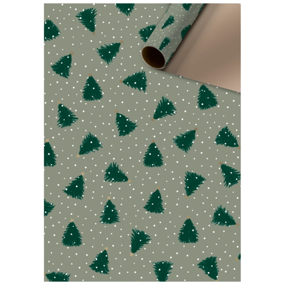 Geschenkpapier „Kian“ | 70 cm × 2 m, 70 g/m², salbei
