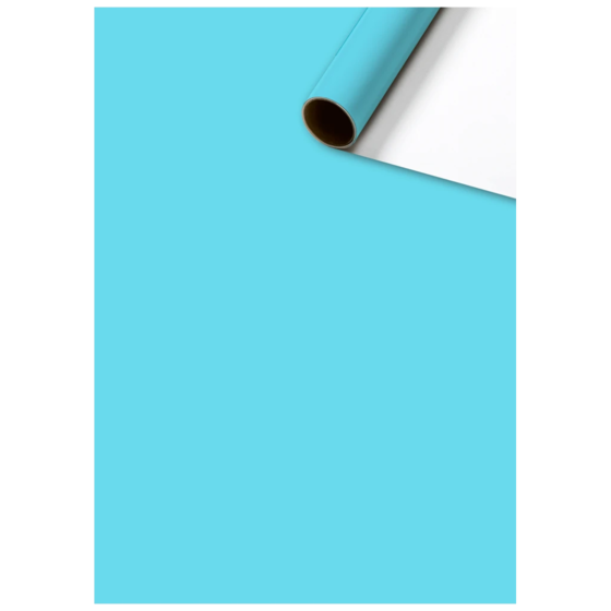 Geschenkpapier „Uni Plain“ One Colour | 70 cm × 2 m, 80 g/m², hellblau