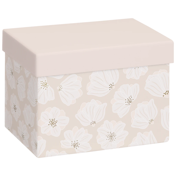 Boîte cadeau « Hether » | 12×12×16,5 cm, 120 g/m², vieux rose