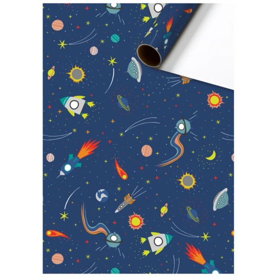 Geschenkpapier „Cornelius“ | 70 cm × 2 m, 80 g/m², dunkelblau