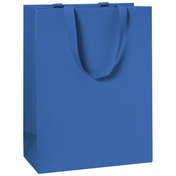 Geschenktasche One Colour | 23×30×13 cm, 250 g/m², dunkelblau