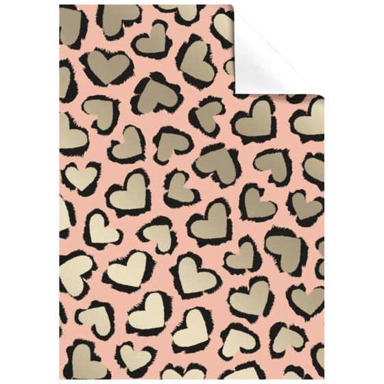 Geschenkpapier-Bogen „Cassy“ | 100×70 cm, 76 g/m², rosa