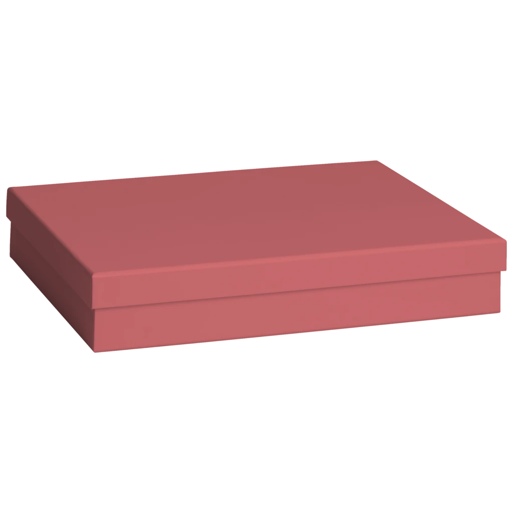 Geschenkbox „Uni Pure“ | 24×6×33 cm, bordeaux