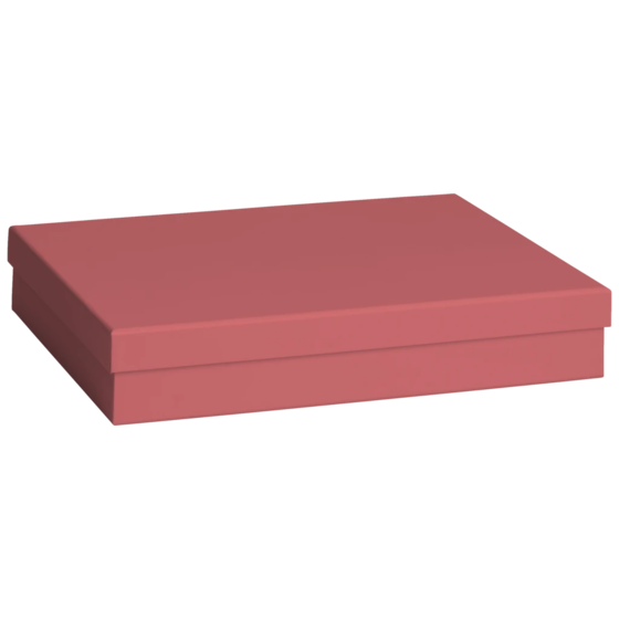 Geschenkbox „Uni Pure“ | 24×6×33 cm, bordeaux