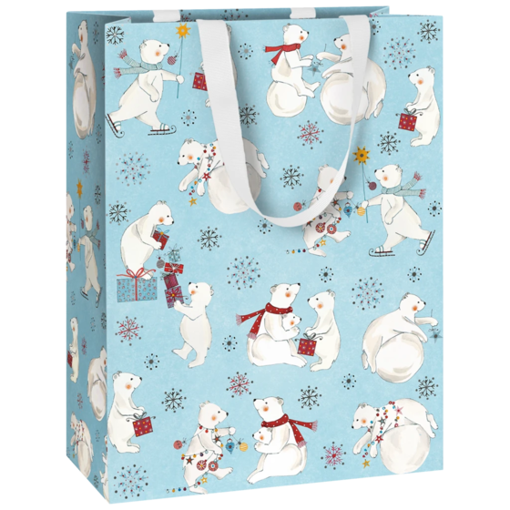Geschenktasche | 23×30×13 cm, 250 g/m², hellblau