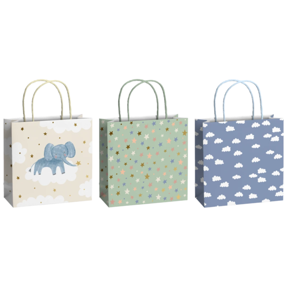 Geschenktaschen-Set „Mimmo“ | 20×20×8 cm, 200 g/m²