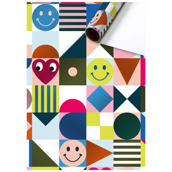 Geschenkpapier „Mei“ | 70 cm × 1,5 m, 76 g/m², bunt