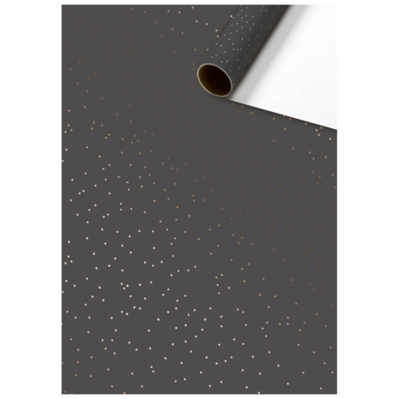 Geschenkpapier „Yvie“ | 70 cm × 1,5 m, 76 g/m², anthrazit