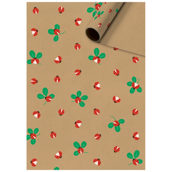 Geschenkpapier „Adela“ | 70 cm × 2 m, 70 g/m², hellbraun