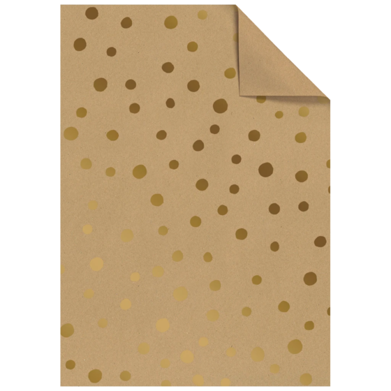 Geschenkpapier-Bogen „Nuna“ | 100×70 cm, 70 g/m², braun