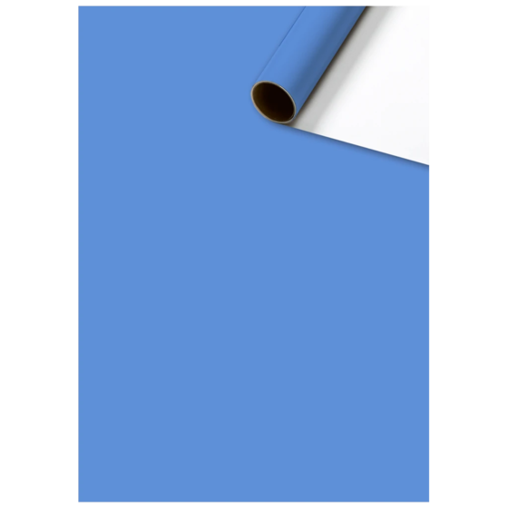 Geschenkpapier „Uni Plain“ One Colour | 70 cm × 2 m, 80 g/m², blau