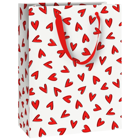 Pochette cadeau « Riley » | 23×30×13 cm, 230 g/m², blanc