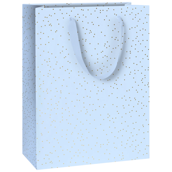 Geschenktasche „Yvie“ | 28×36×15 cm, 250 g/m², hellblau