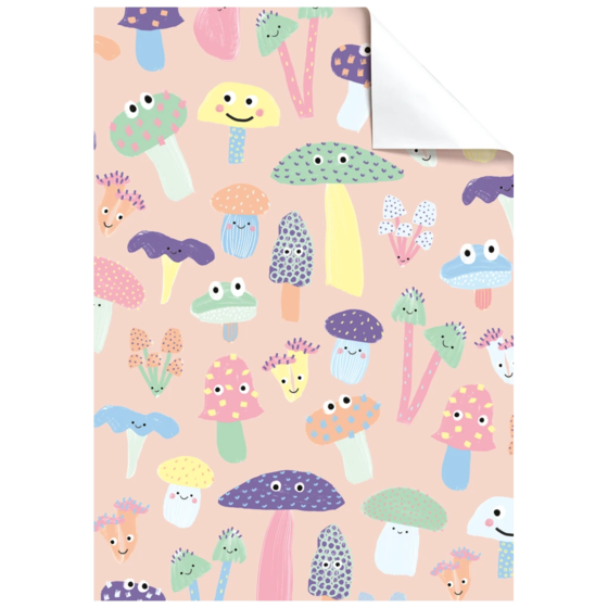Geschenkpapier-Bogen „Ching“ | 100×70 cm, 80 g/m², rosa