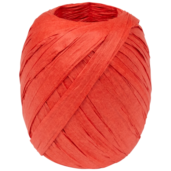 Geschenkband | Papier, 7 mm × 30 m, hellrot