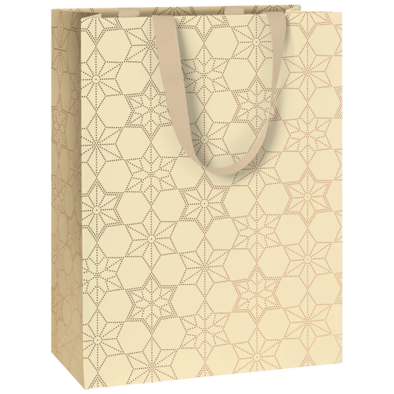 Geschenktasche „Genoveva“ | 23×30×13 cm, 230 g/m², champagner