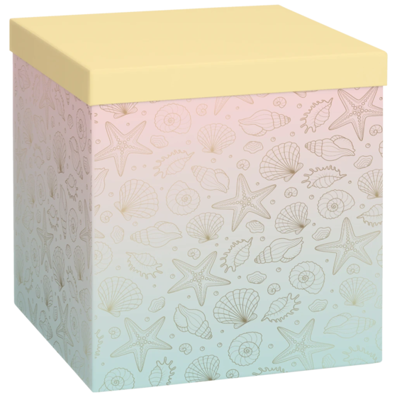 Gift Box “Sereia” | 23×24×23 cm, 120 gsm, multi-coloured