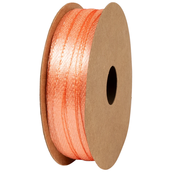 Geschenkband | Satin Polyester, 3 mm × 8 m, orange