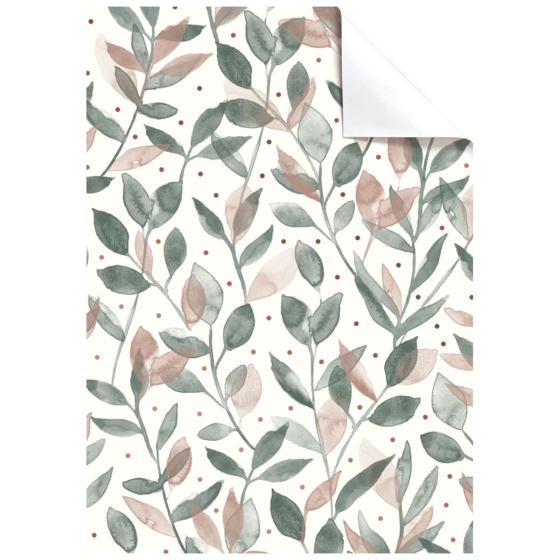 Geschenkpapier-Bogen „Merrit“ | 50×70 cm, 80 g/m², weiß