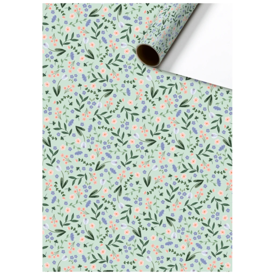 Geschenkpapier „Callie“ | 70 cm × 2 m, 80 g/m², mint