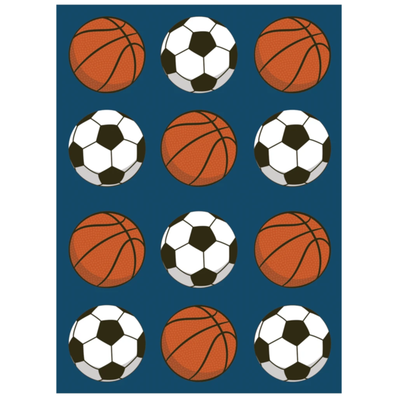 Sticker Sheet “Jordan” | 110×150 mm, blue, 4 sheet(s)