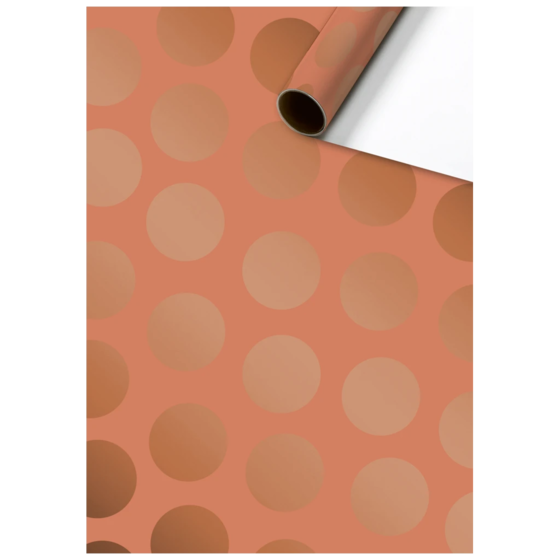 Geschenkpapier „Vanda“ | 70 cm × 1,5 m, 76 g/m², terracotta