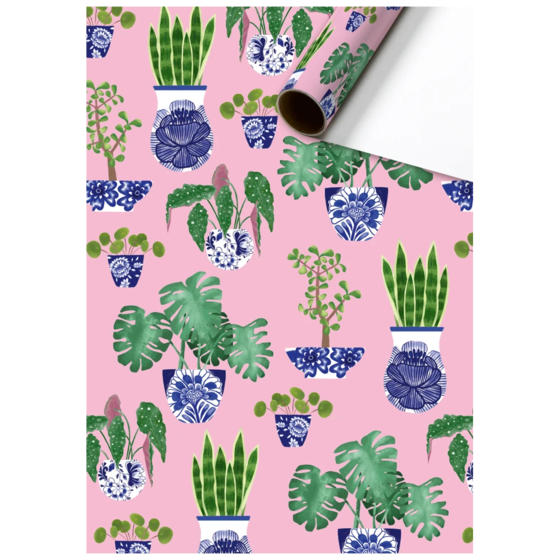 Geschenkpapier „Amal“ | 70 cm × 2 m, 80 g/m², pink