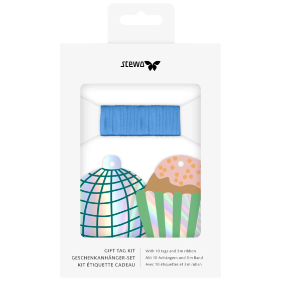 Set d'étiquettes-cadeaux « Sasha » | coloré