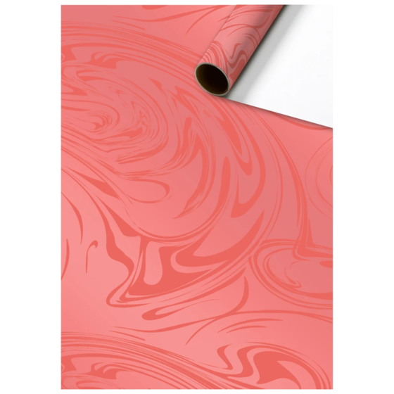 Geschenkpapier „Marge“ | 70 cm × 2 m, 80 g/m², hellrot