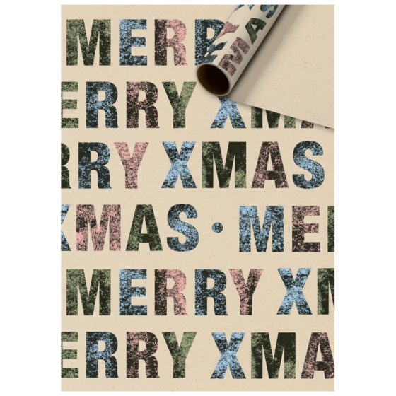Geschenkpapier „Zima“ | 70 cm × 2 m, 70 g/m², hellbraun