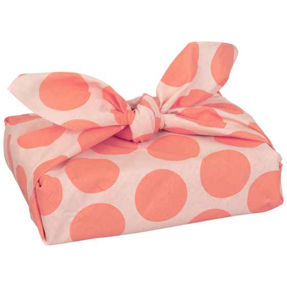 Stoffverpackung „Yoko“ | altrosa/rosa