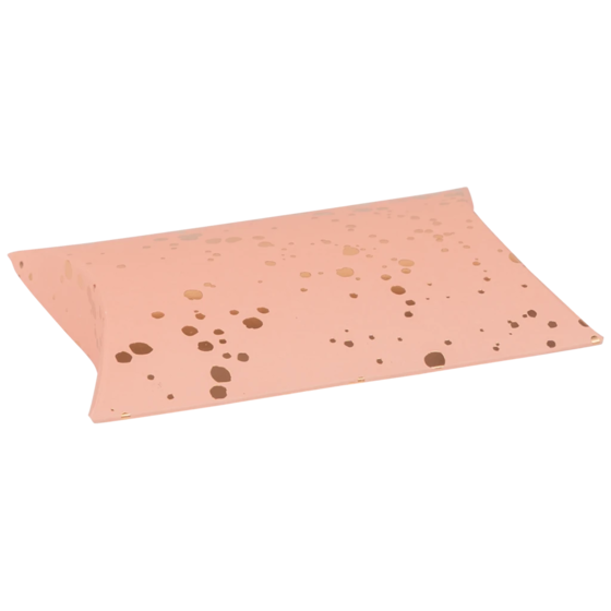 Faltschachtel „Sprenkel“ | 11×2,5×11 cm, dunkelrosa, 3 Stück