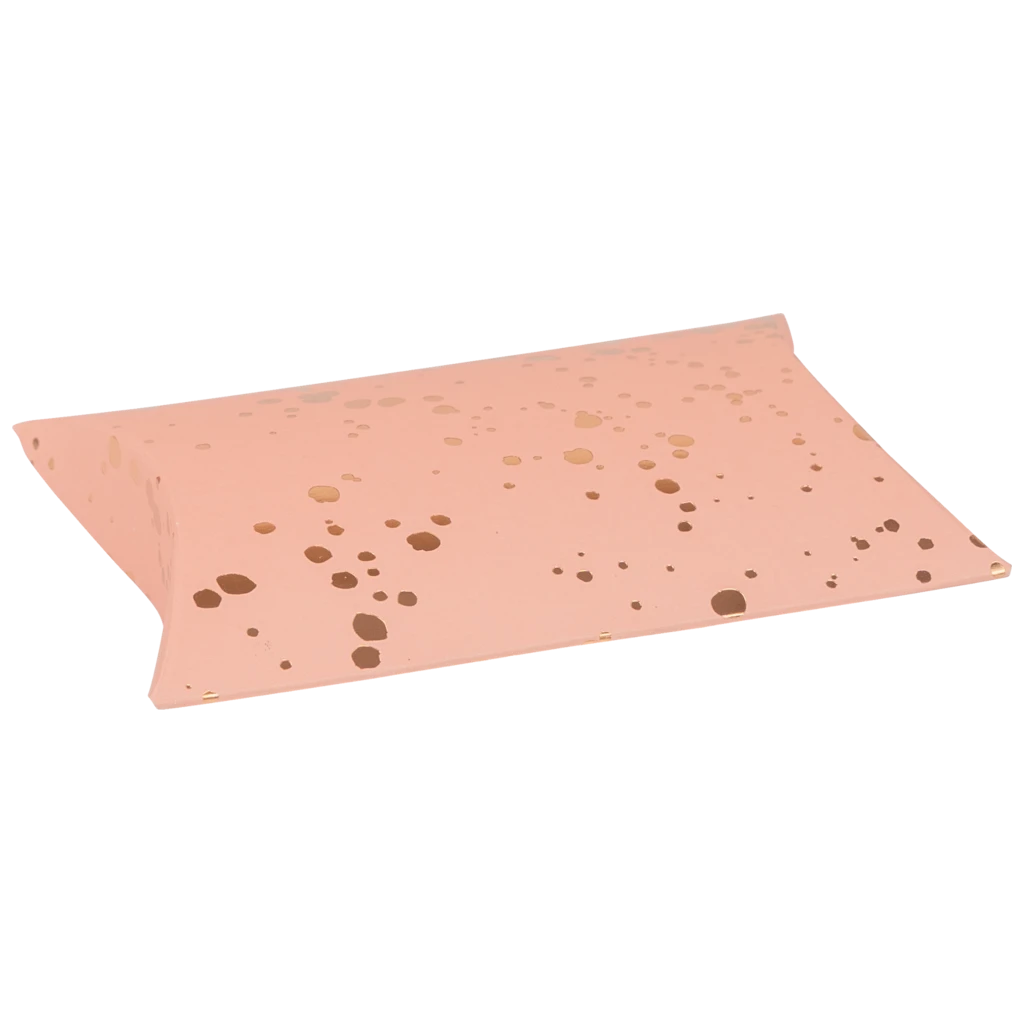 Faltschachtel „Sprenkel“ | 11×2,5×11 cm, dunkelrosa, 3 Stück