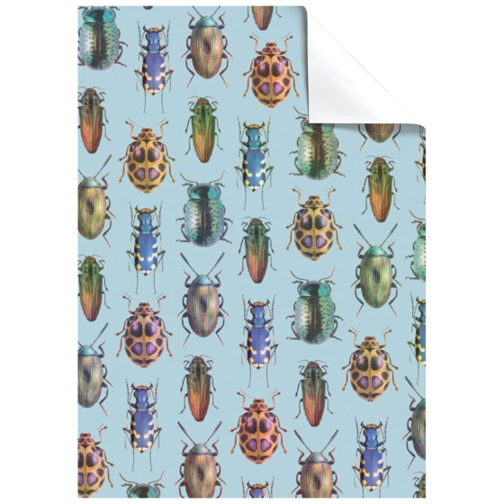 Geschenkpapier-Bogen „Mariet“ | 100×70 cm, 76 g/m², hellblau