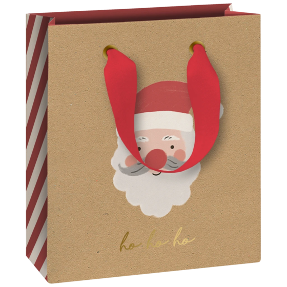 Geschenktasche | 18×21×8 cm, 230 g/m², braun
